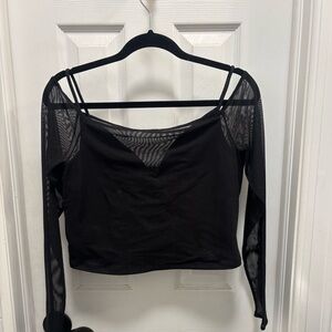 NWT A&F Layered Crop Top